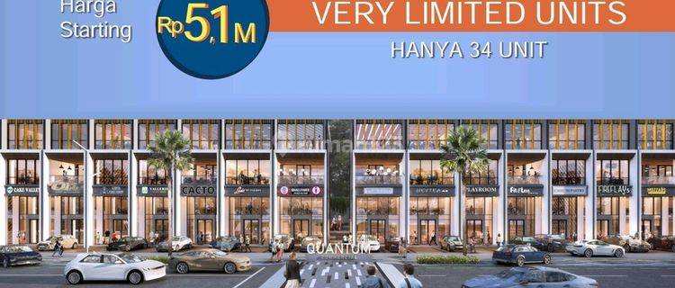 Ruko Quantum Commercial Summarecon Gading Serpong 4 lantai 5,1man 1