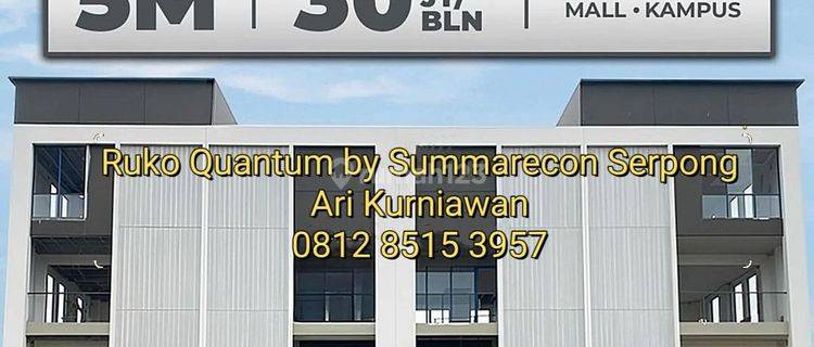 Ruko QUANTUM by Summarecon Serpong 5,1m The Best Commercial Now 1