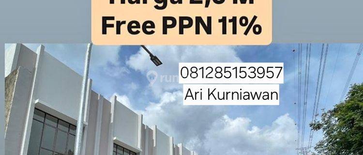 Ruko Santa Anna 2lt Siap Huni Digading Serpong 2,3m Hadap Jalan 1