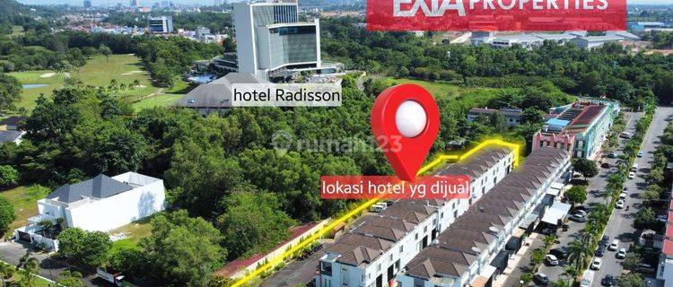 Dijual Gedung Ex Hotel Bintang 3 di Padang Golf Sukajadi 1