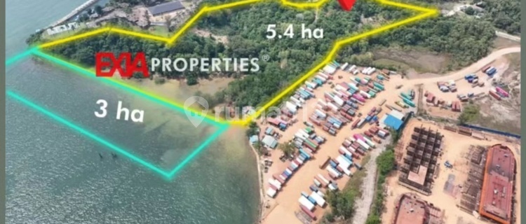 Siap Dialihkan 2 Bidang Lahan 5.4 Ha Tepi Laut Sekupang Batam  1