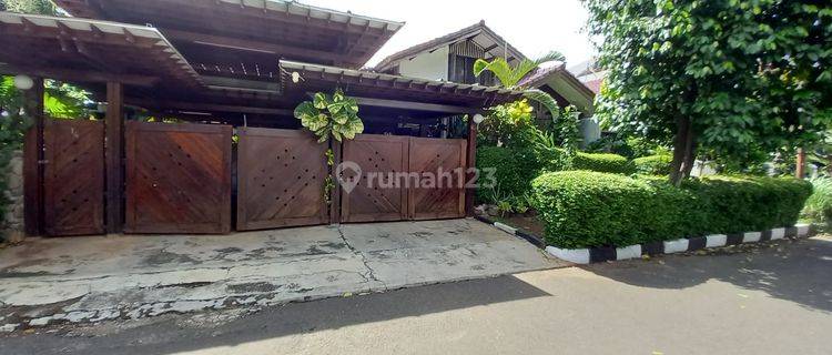 Rumah Kebun Semi Furnished, Kondisi Bagus. Ada Paviliun. 1