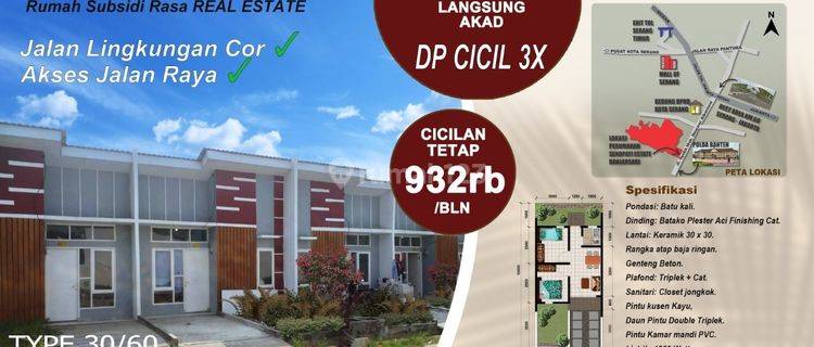 Rumah Baru SHM di Jl Cipocok, Serang 1