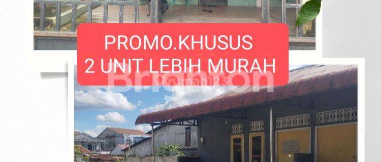 2 Unit Rumah Dengan Halaman Luas Lokasi Strategis Rumah Di Jl Selat Panjang No. 2 Timur Bagus Shm 1