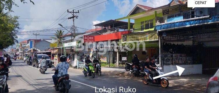 RUKO 2 LT LOKASI STRATEGIS PINGGIR JALAN RAYA PADAT PENDUDUK PANGLIMA A'IM PONTIANAK TIMUR 1