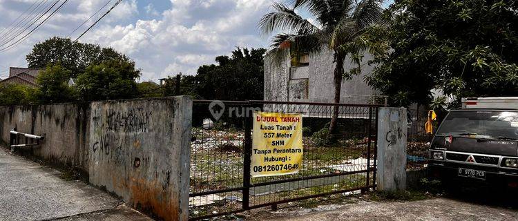 Tanah Hook Ukuran 557m2 Jalan Swadaya Raya Jaticempaka Pondok Gede 1