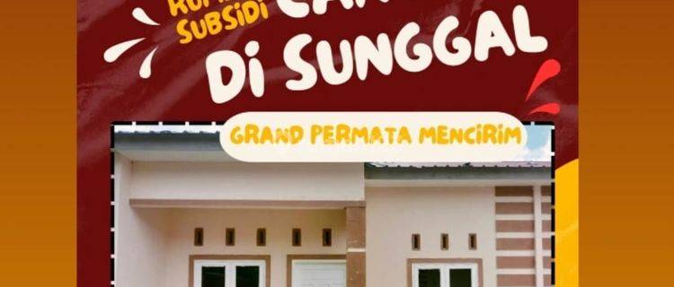 di Rumah Subsidi Grand Permata Mencirim,, Medan 1