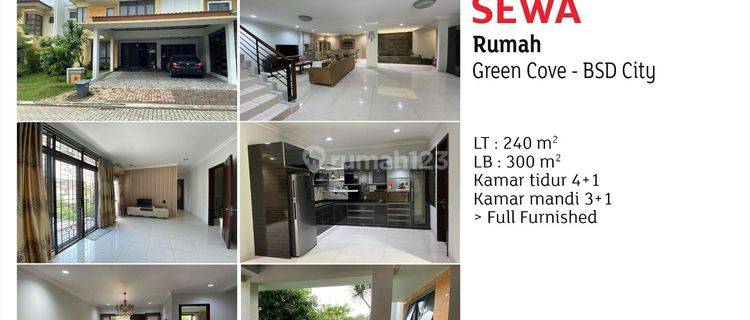 Disewakan Rumah Di Green Cove Bsd City Rumah Furnished Kontrakan di Green Cove - BSD City, BSD Green Cove 1