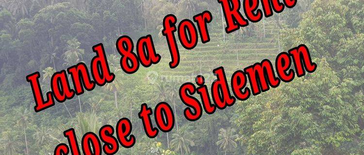 Land For Rent Location Close To Sidemen Traditional Village Bali  1