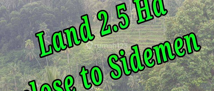 Land For Sale Close To Sidemen Traditional Village Bali Tanah 250 Shm Are 1