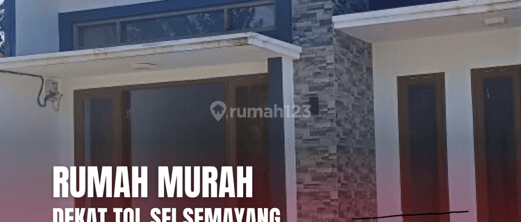 Rumah Cluster Dekat Gerbang Tol Sei Semayang 1