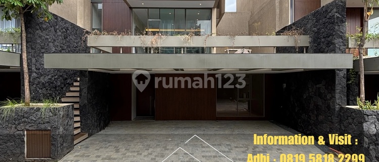 Rumah Baru Modern Dalam Townhouse Kemang Kamar Banyak 1