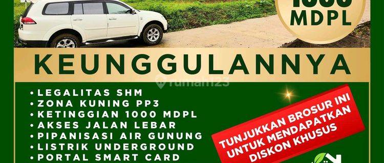 Kavling Villa Dingin Zona Kuning Di Bogor  1