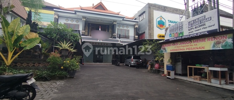 Strategic 2-Story Shop House on Raya Puputan Renon, Denpasar - 450m² Land Area Near the Field 1