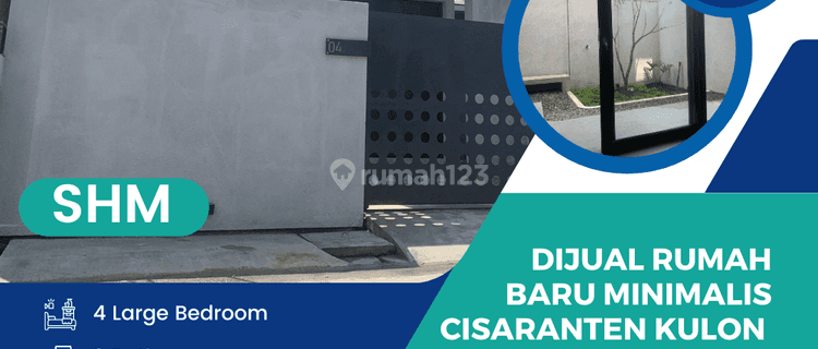 Dijual Rumah Baru Minimalis Cisaranten Kulon Lokasi Strategis Siap Huni  1