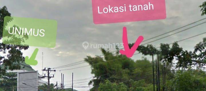 DIJUAL TANAH LOKASI STRATEGIS DEKAT KAMPUS UNIMUS 1