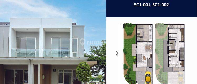 JUAL CEPAT ! RUMAH Pantai Indah Kapuk 2 Jakarta Cluster Scarlet, Siap Huni 1