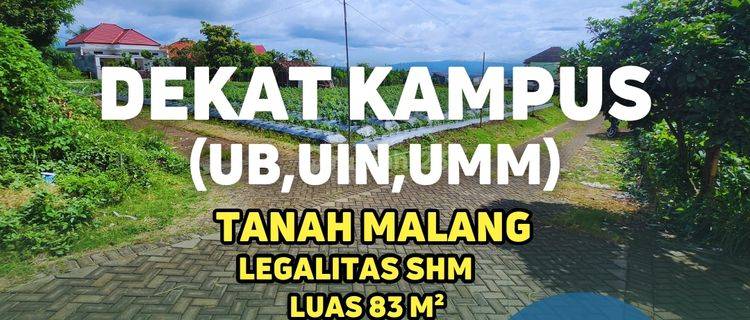 Tanah Strategis Dekat Uin, Ub, Thursina Cocok Bangun Rukos 1