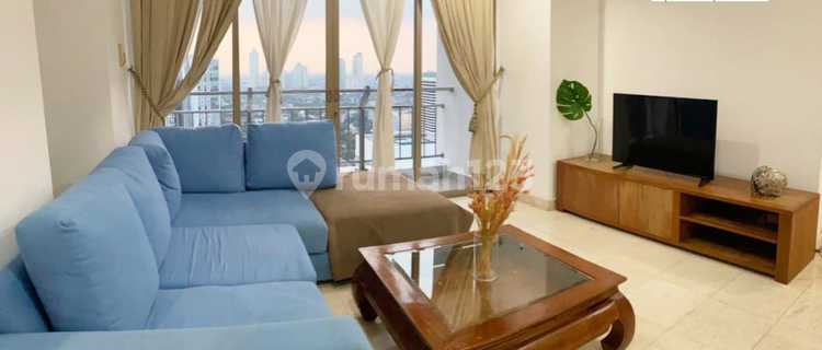 Disewakan Apartemen Sudirman Mansion 3+1 Bed Sz 145m2 Furnish High Floor, View Jl. Senopati Jakarta Selatan 1