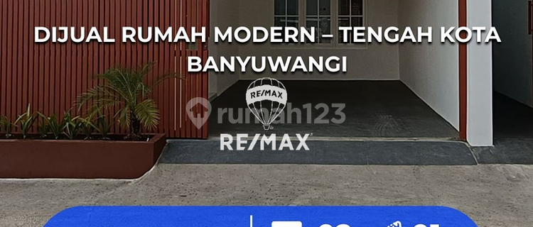 For Sale Modern House - Central Banyuwangi City Strategic Location Behind Untag Banyuwangi Campus, 1