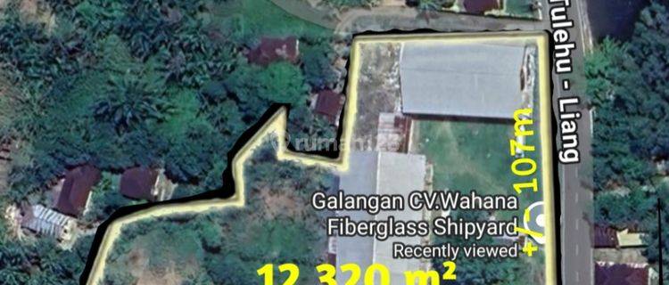 2 jt/m² Nego Sampai Jadi. Tanah 12.320 M², Ambon, Maluku 1