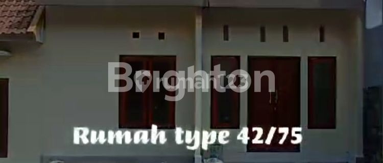 RUMAH CLUSTER TYPE 42/75 DI TABANAN, DP MULAI 5% 1