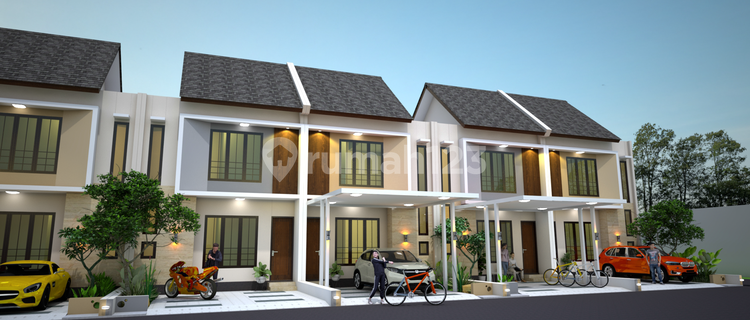 2-Storey House with SHM in Residential Area, Eligible for 5% Down Payment KPR, East of Maguwoharjo Stadium 1