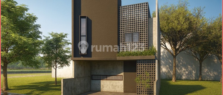 Rumah Mewah Jalan Damai Bonus Kolam Renang, 2 Lantai Tipe Industrial 123/171, 3 Kamar Tidur, 3 Kamar Mandi, 1 Kolam Renang. SHM PBG 1