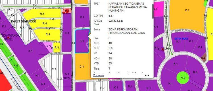 Tanah Komersil Segitiga Emas Kuningan Jakarta Selatan 1