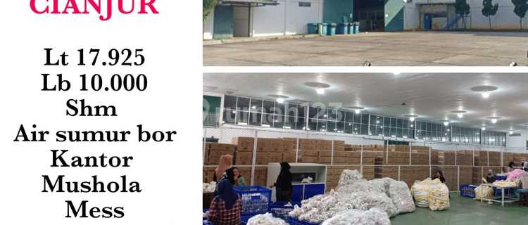 DIJUAL GUDANG DI CIANJUR (muat Kontainer 40 ft)     **S 1