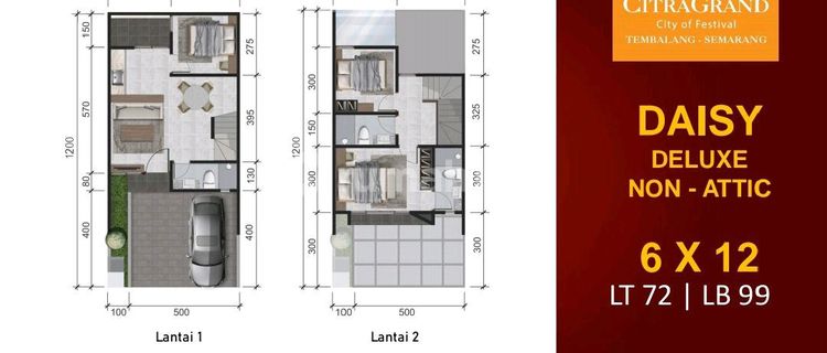 Rumah Cluster Ch Hunian Exsclusive Diperum Daerah Tembalang Bagus 1