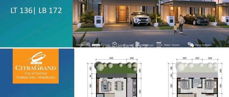 Rumah Ch Hunian Exsclusive 2Lt Dicitragrand Tembalang Rumah 1