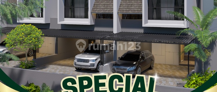 Rumah modern tropis di Yogyakarta, area Bebas banjir 1