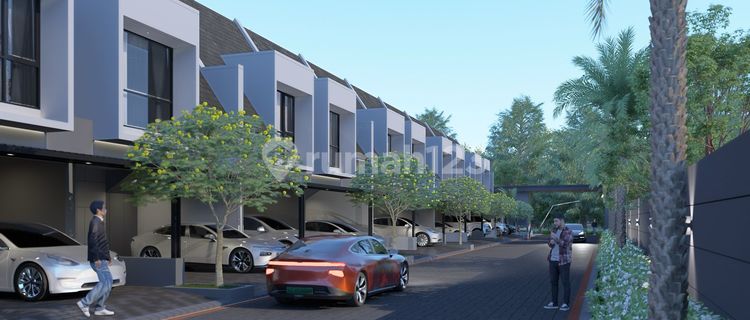 Rumah modern tropis 2 lantai di Yogyakarta  1