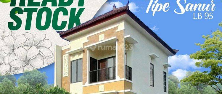 Rumah Mewah Ready Stok Nempel Bsb City, Kpr Dp 10jt All In Perumahan Ubud Lonjaten  1