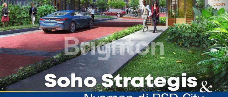 Ruko Soho Strategis & Nyaman di BSD City sekaligus tempat tinggal under 2M, recommend 1