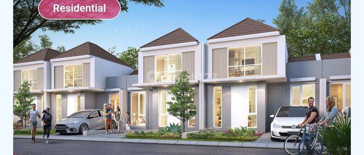 Dijual Rumah Baru Cluster Canna Paramount Petals 1