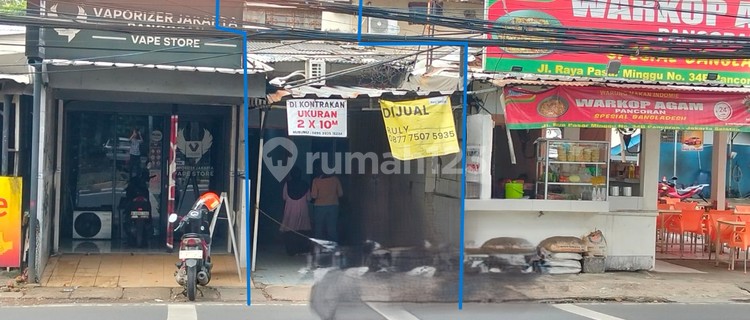 Affordable 2-story shop house on Pasar Minggu Street, Pancoran, South Jakarta. 1