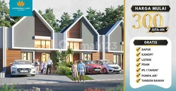 Buduran, Sidoarjo - Jual Rumah Baru Mulai Ukuran LT 72m² LB 36m², Konsep Scandinavian Modern 1