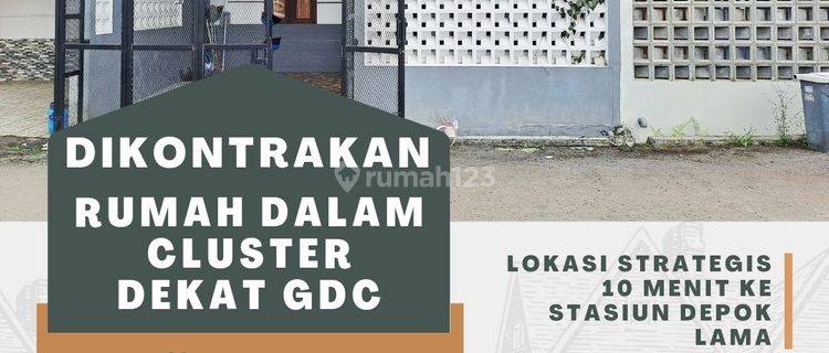 Rumah dikontrakan dekat ke jalan boulevard GDC 1