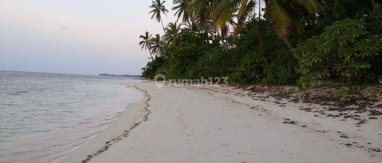 Tanah di pantai Onowa pulau Wangi Wangi Wakatobi dengan pantai pasir putih alami siap bangun resort, hotel, cottage 1