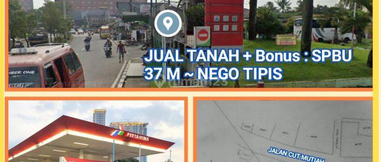 Dijual Tanah Bonus Spbu, Strategis, Bekasi 1