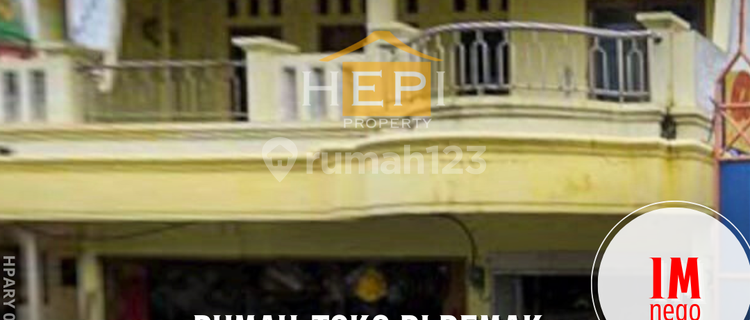 House and Shop ready for use in Karangtengah, Demak. 1