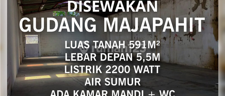 Spacious warehouse on Majapahit main road, East Semarang. 1