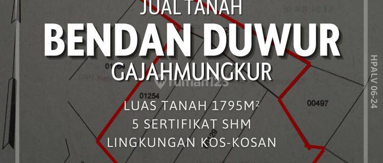 Tanah Di Bendan Duwur
Gajah Mungkur Semarang 1