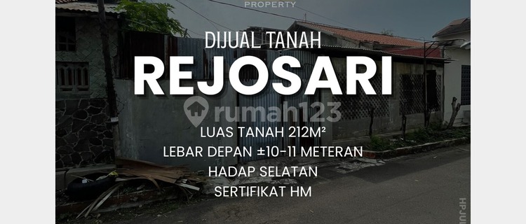 Land for sale in the city center of Rejosari, East Semarang. 1