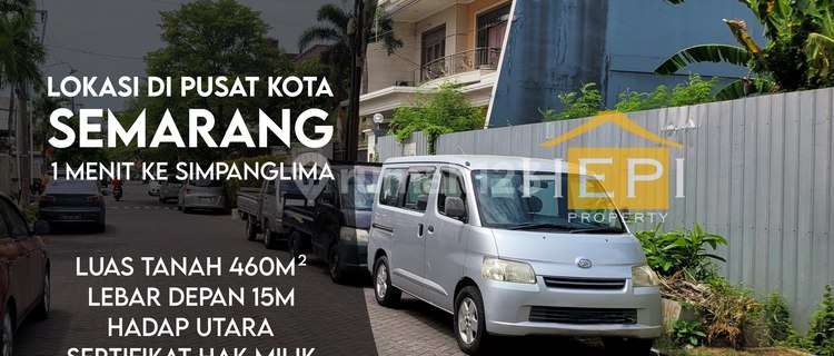 Tanah kosong di jl Atmodirono, tengah kota, dekat Simpang Lima 1