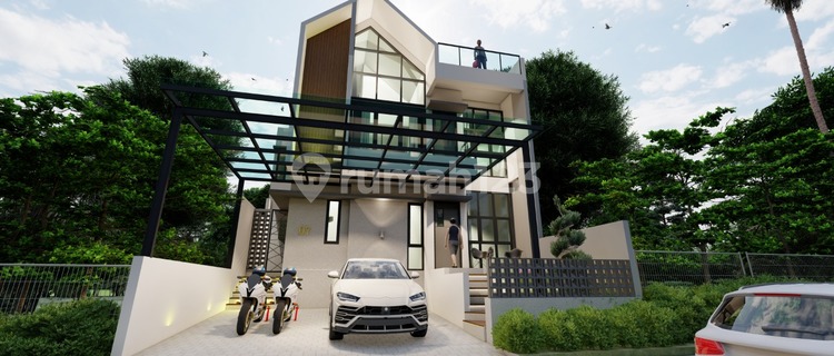 Scandinavian Style House with Front Garden, Rooftop, Swimming Pool 1