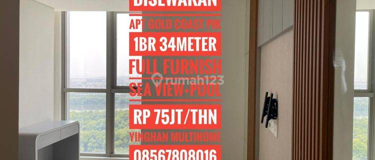 Apartemen Gold Coast Pik - Full Furnish -  1