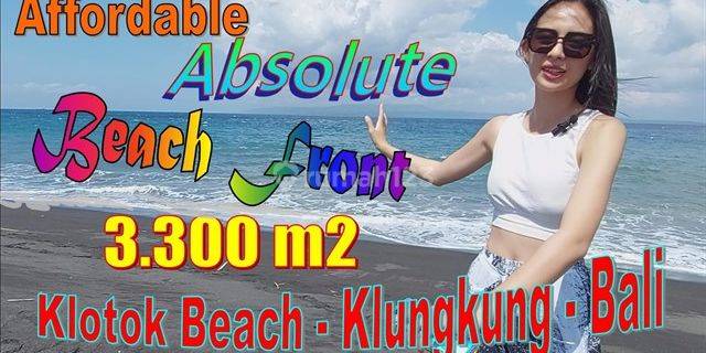 Tepi Pantai 3,300 M2 View Sawah Dan Gunung di Kusamba 1